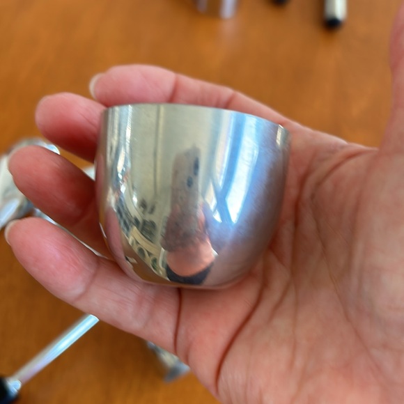 Atomic Lucite barware and stirs and pewter cup - Picture 6 of 7